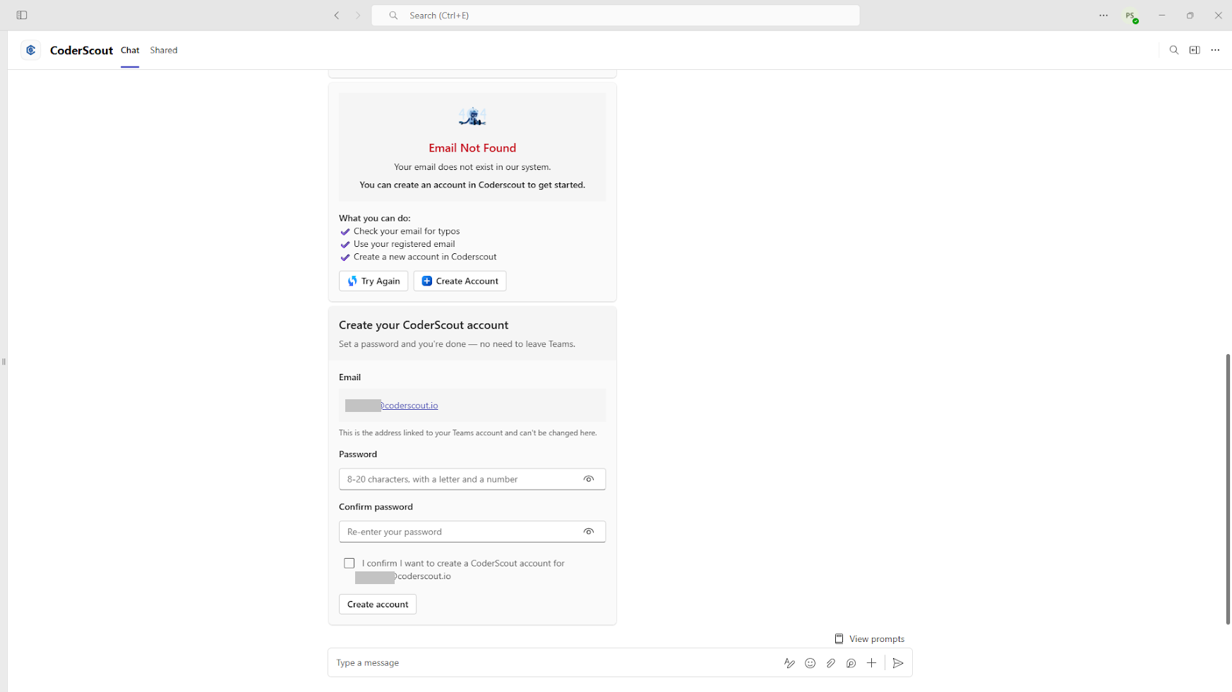 New User Signup