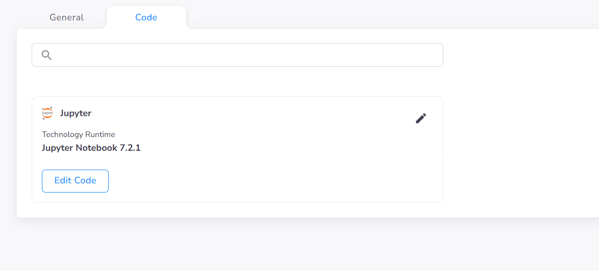 Notebook IDE Interface